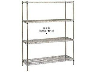 ERECTA エレクター 【代引不可】18－8　ステンレスエレクターシェルフ　5段　ＰＳ1900×ＳＭＳ1520