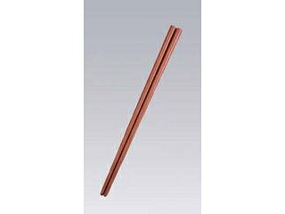 FUKUI 福井クラフト ＳＰＳカラー樹脂箸22.6cm　四角（100膳入）すべり止め付こげ茶