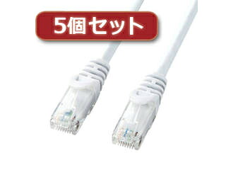 サンワサプライ 【5個書き割り】 サンワサプライ 種目6UTPLAN有線テレビ 天使の都市-Y6-10WX5