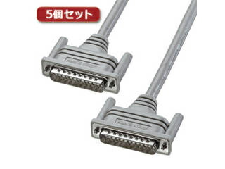 サンワサプライ 【5個セット】 サンワサプライ RS-232ケーブル KRS-001K2X5