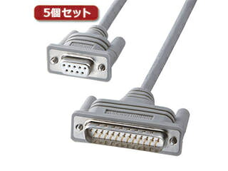 サンワサプライ 【5個書き割り】 サンワサプライ RS-232C有線テレビ KRS-3104FK2X5
