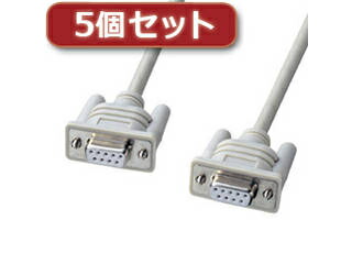 サンワサプライ 【5個仕掛ける】 サンワサプライ エコRS-232C有線テレビ(3m) KR-ECM3X5