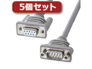 サンワサプライ 【5個書き割り】 サンワサプライ RS-232C取りひろげる有線テレビ(4m) KRS-443FM4KX5