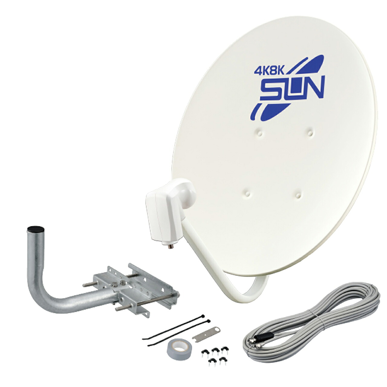 サン電子 CBD-K045-S 4K・8K衛星放送対応 BS・110度CSアンテナセット 45cm型|ムラウチ