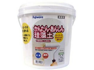 Fujiwara フジワラ化学 かんたん・あんしん珪藻土 クリーム 10kg