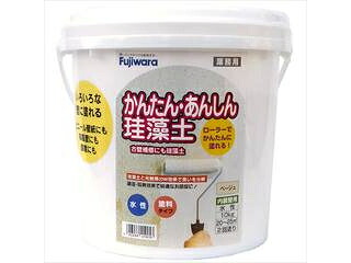 Fujiwara フジワラ化学 かんたん・あんしん珪藻土 ベージュ 10kg