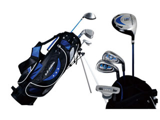 LEZAX/レザックス USCS-5755 U.S.Athletes ジュニアクラブセット (ブルー) 【9-12歳対象/130-150cm】