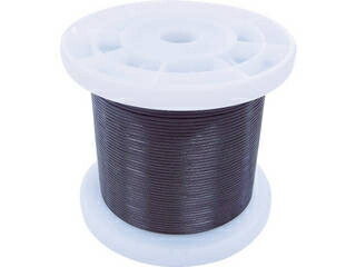 NISSA ニッサチェイン 黒コーティングワイヤロープ 0.85mm×100m TSY8V-BK