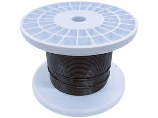 NISSA ニッサチェイン 黒コーティングワイヤロープ 2.0mm×100m TSY20V-BK