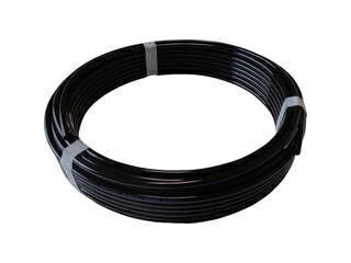 Hakkou 八興販売 HKH スーパー柔軟フッ素チューブ・ブラック 8mmX12mm 20M E-SJ-8X12-BK