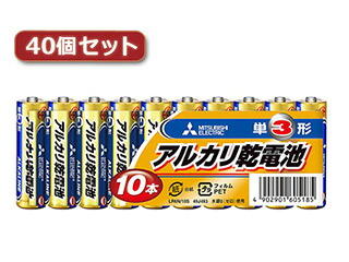 三菱 三菱 LR6N/10S(単3 10本) 40パックセット LR6N/10SX40
