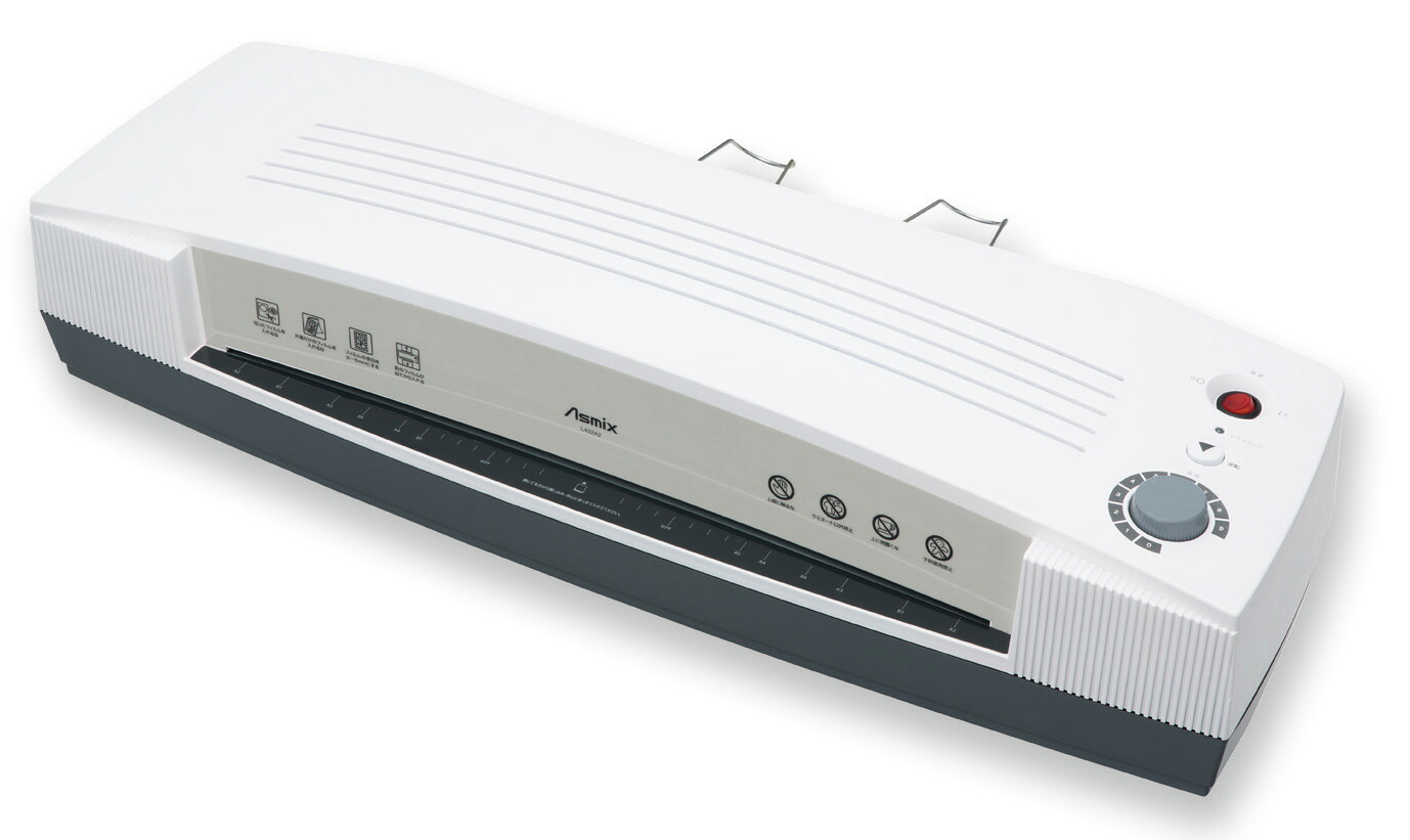 Asmix アスカ ラミネーター L402A2 A2サイズ（430mm）対応 100～150ミクロン 4ローラー｜ムラウチ 42,575円