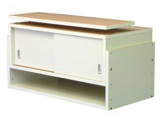 Juei Art/充英アート【メーカー直送代引不可】 じしん作くん 幅86cm×奥行44cm 86-44W ホワイト 【同梱不可】 【jisinsaku】【沖縄・九州・北海道・離島お届け不可/配送時間指定不可】