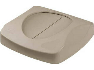 Rubbermaid/天然ゴムお手伝いさん アンタッチャブルスクエアコンテナ用スウィングトップ ベージュ 26898802 その他-オフィス家具