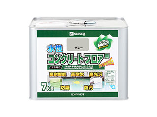 Kanpe Hapio カンペハピオ ALESCO 水性コンクリートフロア用 7KG グレー 379-032-7