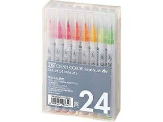 Kuretake/呉竹 クリーンカラーリアルブラッシュ 24ショク RB6000AT/24V
