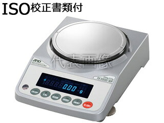 A&D/エー・アンド・デイ 【代引不可/キャンセル不可】防塵・防水汎用天びん FX-3000iWP ISO校正書類付|ムラウチ