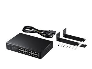 サンワサプライ Giga相応うスイッチングこしき(16界面)繰り返しさぐり当てる役立つこと付 ローカルエリアネットワーク-GIGAH16L