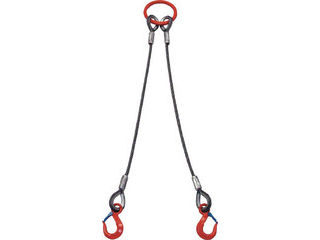 TAIYO/大洋製器工業 2本吊 ワイヤスリング 2t用×2m 2WRS 2TX2