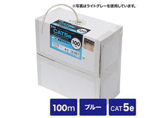SANWA SUPPLY サンワサプライ カテゴリ5eUTP単線ケーブルのみ 100m ブルー KB-T5-CB100BLN｜ムラウチ