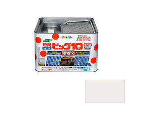 ASAHIPEN/アサヒペン 水溶性ビッグ10多役立つこと 5L 217パール白いこと