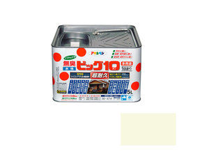 ASAHIPEN/アサヒペン 水溶性ビッグ10多役立つこと 5L 212象牙色