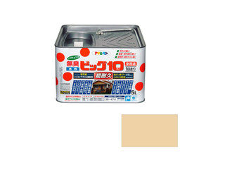 ASAHIPEN/アサヒペン 水溶性ビッグ10多役立つこと 5L 222ベージュ