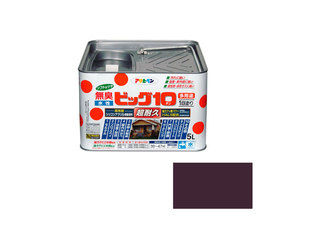 ASAHIPEN/アサヒペン 水溶性ビッグ10多役立つこと 5L 242赤銅色