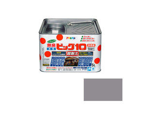 ASAHIPEN/アサヒペン 水溶性ビッグ10多役立つこと 5L 225ともし火薄墨色