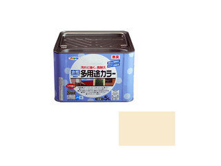 ASAHIPEN/アサヒペン 水性多用途カラー 5L アイボリー