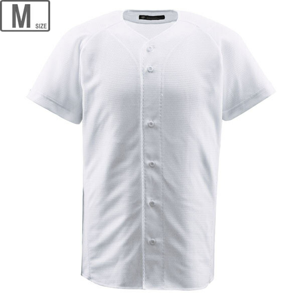 DESCENTE デサント DB1010-SWHT フルオープンシャツ 【M】 (Sホワイト)
