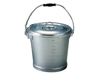 オオイ金属 アルマイト　丸型一重食缶／２１１　（６ｌ）