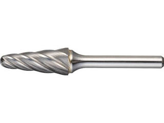 TRUSCO/トラスコ中山 超硬バー テーパー(先丸) Φ16X刃長30X軸6 アルミカット TA7C160
