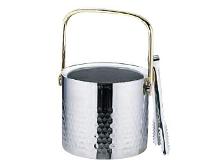 Total Kitchen Goods PAI-BP　アロー 18-8 二重アイスペール （トング付）〔1.0L〕