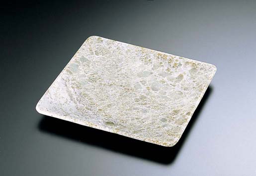 YOUNGSHIN STONE 石器 正角皿 YSSJ−014/26cm|ムラウチ