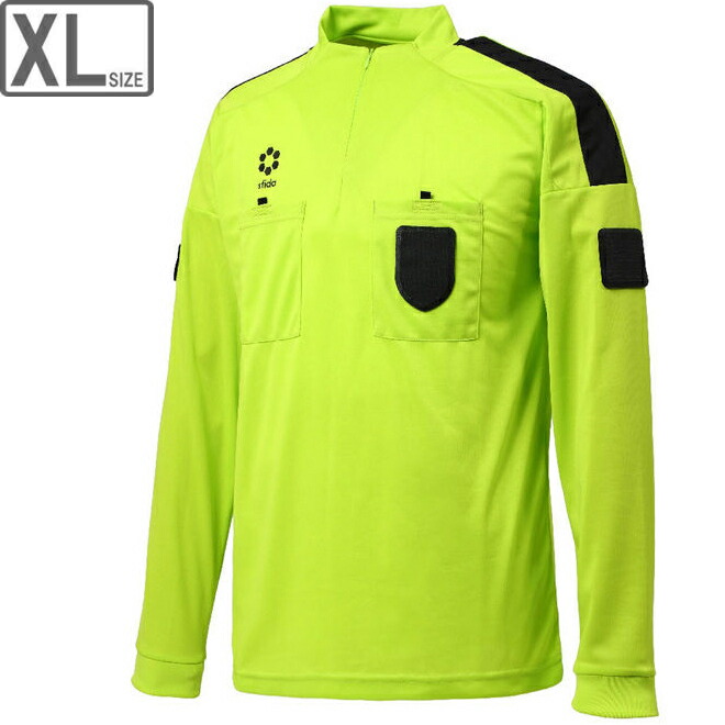sfida スフィーダ 【ユニ一発やる】審判員ティーシャツ L/S 長袖【XL大いさ】【ACID LIME】SA22835