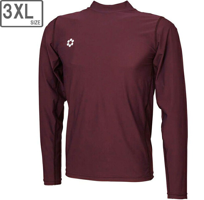 sfida スフィーダ 【ユニセックス】BPコンプレッションベースレイヤーシャツLS【3XLサイズ】【BURGUNDY】SA21825