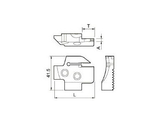 KYOCERA/京セラ 溝入れ用ホルダ KGDFR-25-4A-C