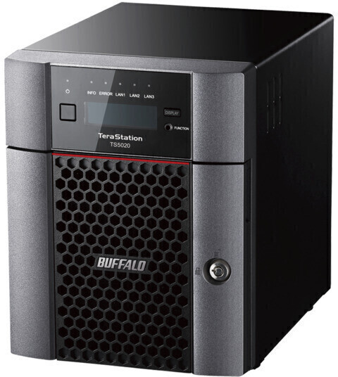 BUFFALO バッファロー キャンセル不可商品 ネットワーク対応ハードディスク NAS TeraStation 4ドライブ 80TB TS5420DN8004 単品購入のみ可（同一商品であれば複数購入可） クレジットカード決済 代金引換決済のみ