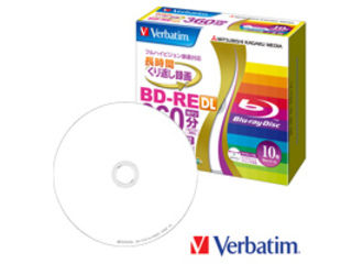 Verbatim バーベイタム 録画用BD-RE DL 50GB（1-2倍速相応う） 5粍容れもの 10枚 VBE260NP10V1 TV・オーディオ・カメラ-録画・録音用メディア