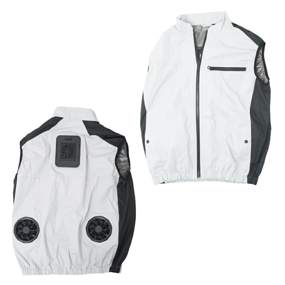 THANKO サンコー 圧倒的に冷える「冷蔵服３」 シルバーグレー３L TKCV243GY ※バッテリー別売