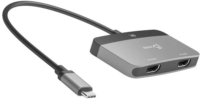 j5 create USB-C to HDMI(シングル8K) デュアルディスプレイアダプタ JCA465