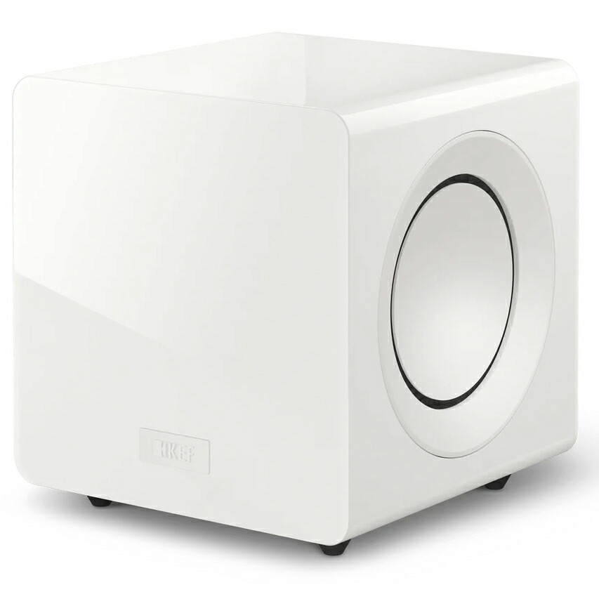 ※メーカー在庫僅少 KEF JAPAN KC92 WHT(ホワイトグロス)サブウーファー Subwoofer　 【当店のKEF製品は国内正規代理店品です】 ツイン9インチドライバー フォースキャンセリング