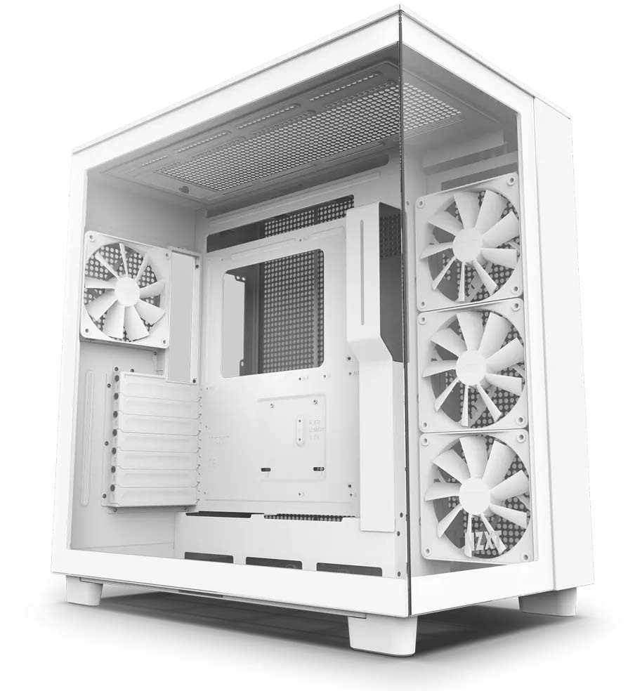 NZXT PCケース H9 Flow ホワイト CM-H91FW-01