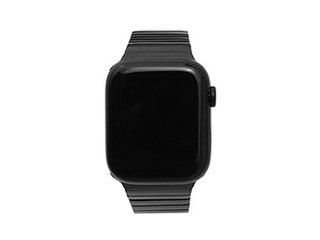 WEARPLANET WEARPLANET プレミアムメタルバンド for Apple Watch 45/44/42粍 黒いこと WP23136AW