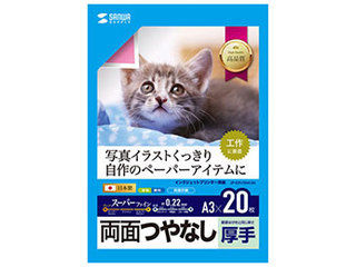 サンワサプライ 【5個書き割り】 サンワサプライ インクジェット用両面刷り上げる紙・朦朦たる JP-ERV5NA3NX5