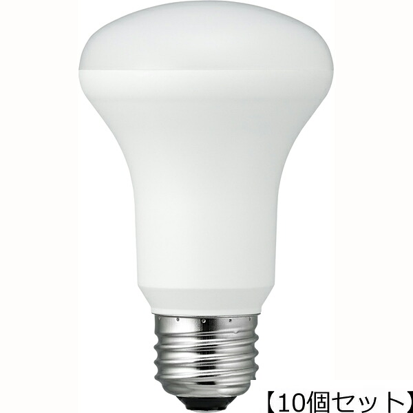 YAZAWA 【10個セット】 YAZAWA R63レフ形LED 昼白色 LDR5NHX10