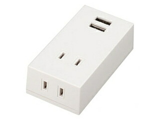YAZAWA 【5個仕掛ける】 YAZAWA 向こう正面水道栓型2AC+2USB2.1A白いこと Y02FS400WH2UX5