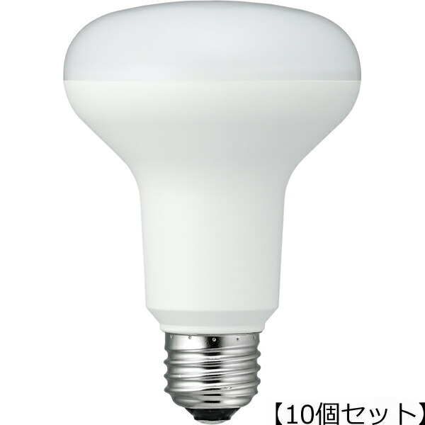 YAZAWA 【10個書き割り】 YAZAWA R80二眼レフ形LED 昼白いこと LDR8NHX10