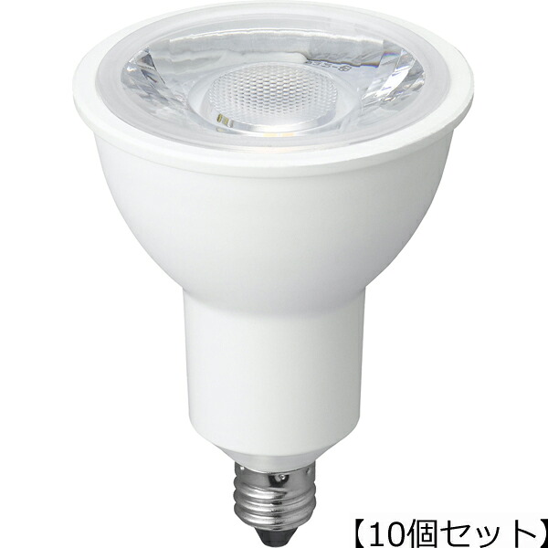YAZAWA 【10個セット】 YAZAWA ハロゲン形LED 中角 電球色 LDR7LME11/2X10